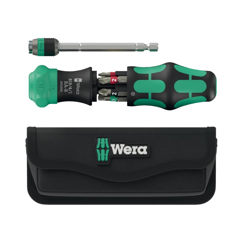 ชุดไขควง Wera Kraftform Kompakt 20 RA R with pouch 05051514001  6 ชิ้น 