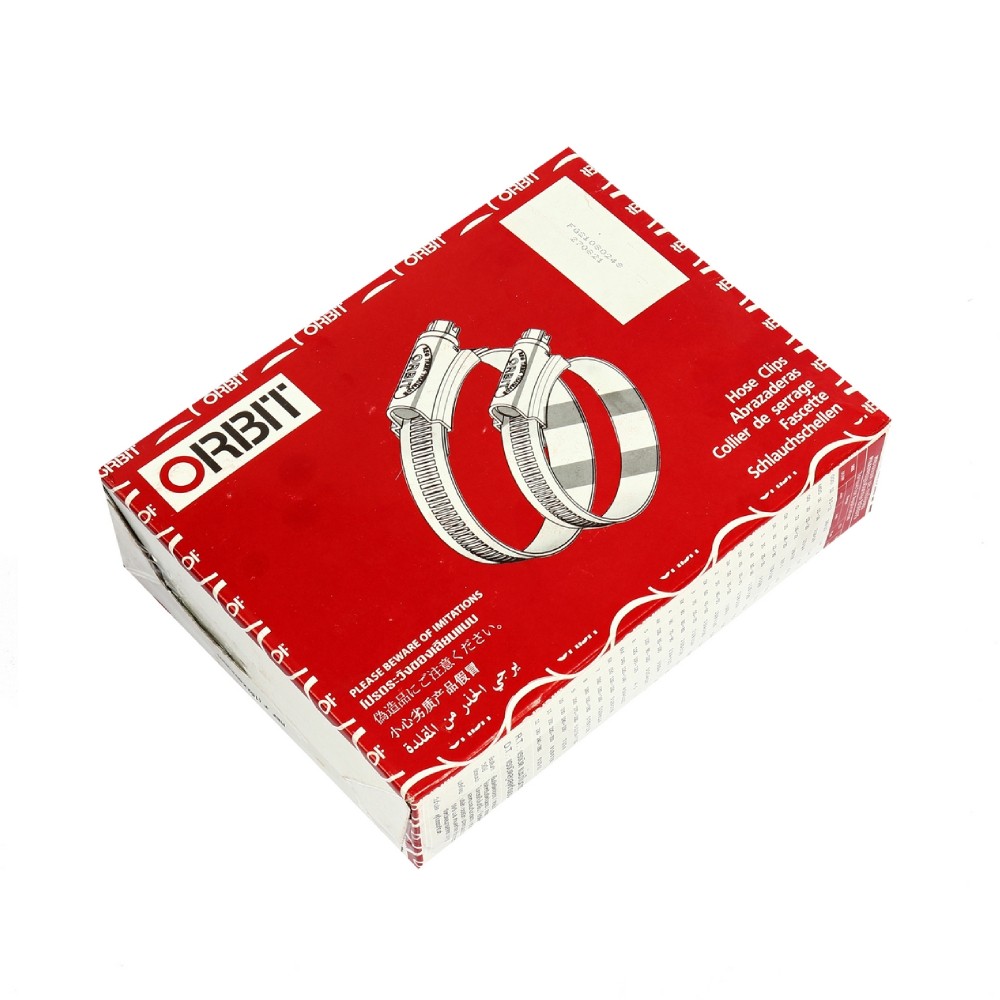 เข็มขัดรัดท่อ ORBIT  O ขนาด 16 22 mm   100 ชิ้น กล่อง 