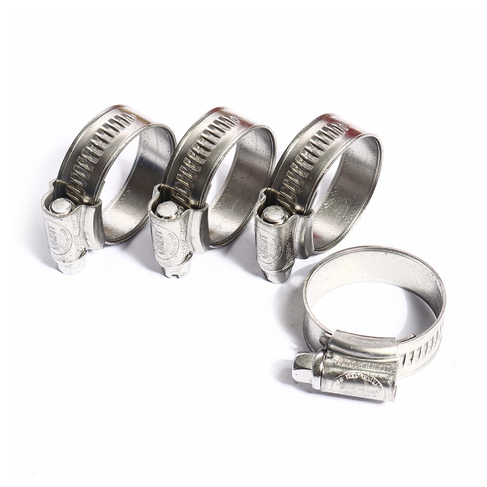 เข็มขัดรัดท่อ สแตนเลส ORBIT OBW4 1A ขนาด 22 30 mm   25 ชิ้น กล่อง 