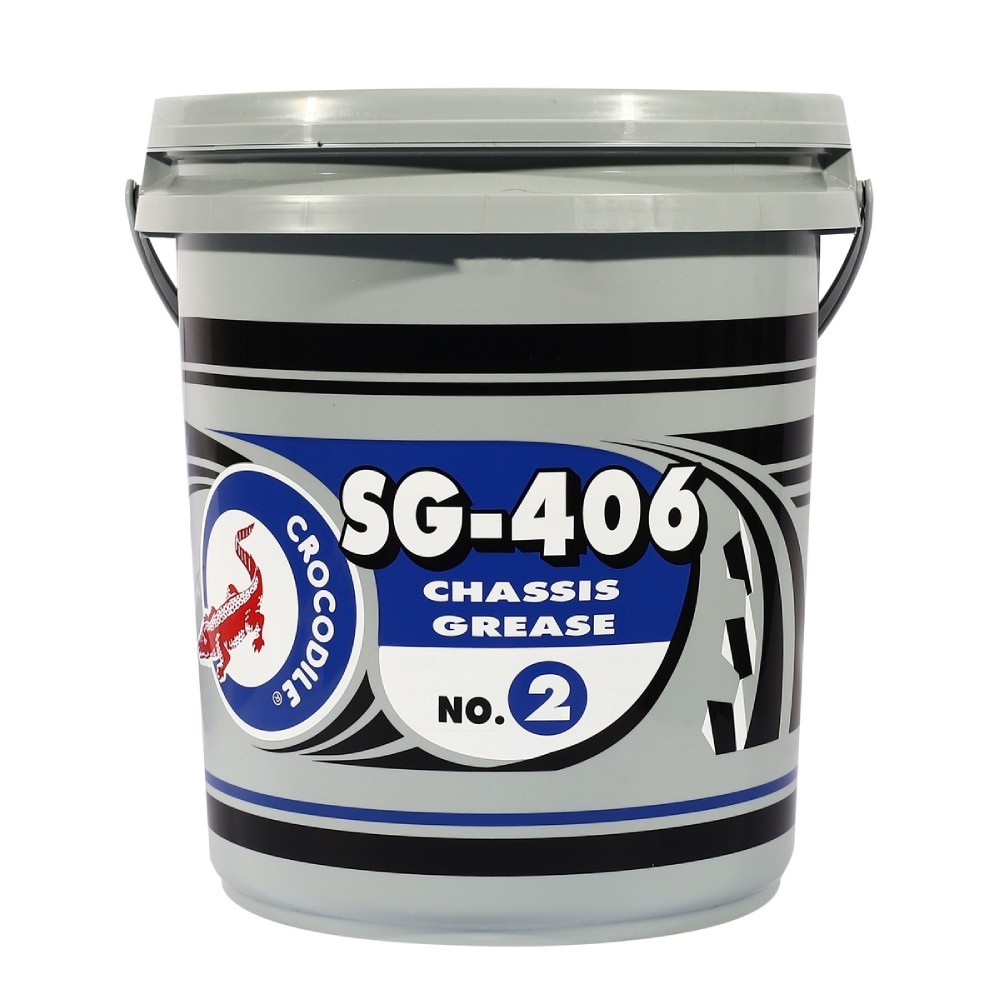 จาระบี CROCODILE SG 406 เบอร์ 2 ขนาด 10 KG สีเขียว
