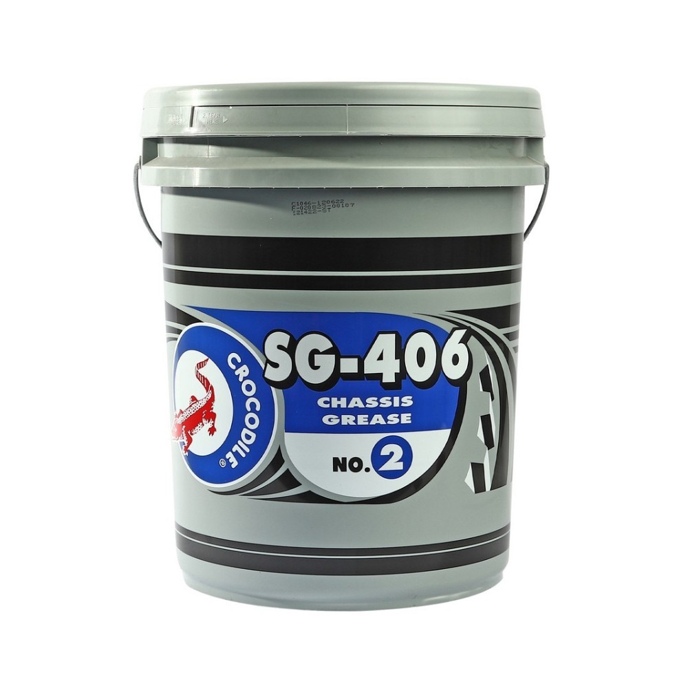 จาระบี CROCODILE SG 406 เบอร์ 2 ขนาด 20 KG สีเขียว