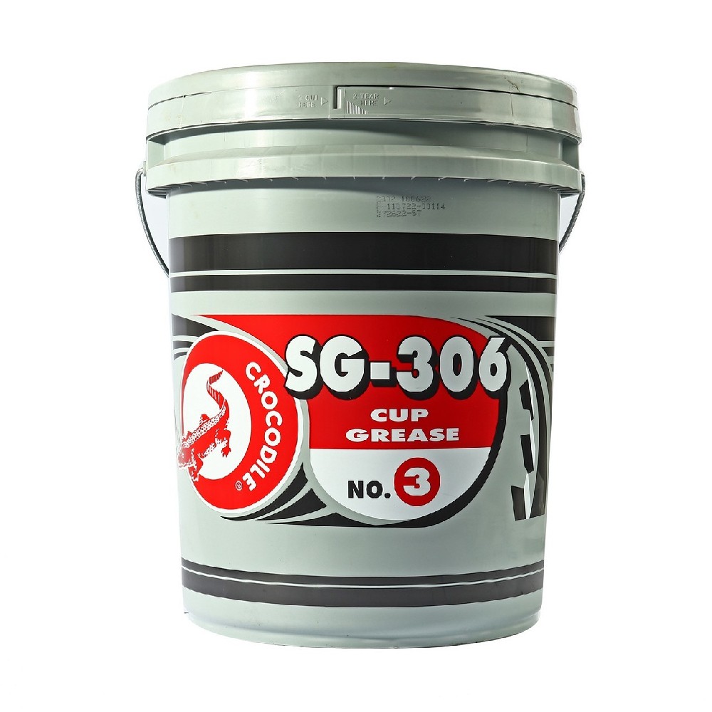 จาระบี CROCODILE SG 306 เบอร์ 3 ขนาด 20 KG สีแดง