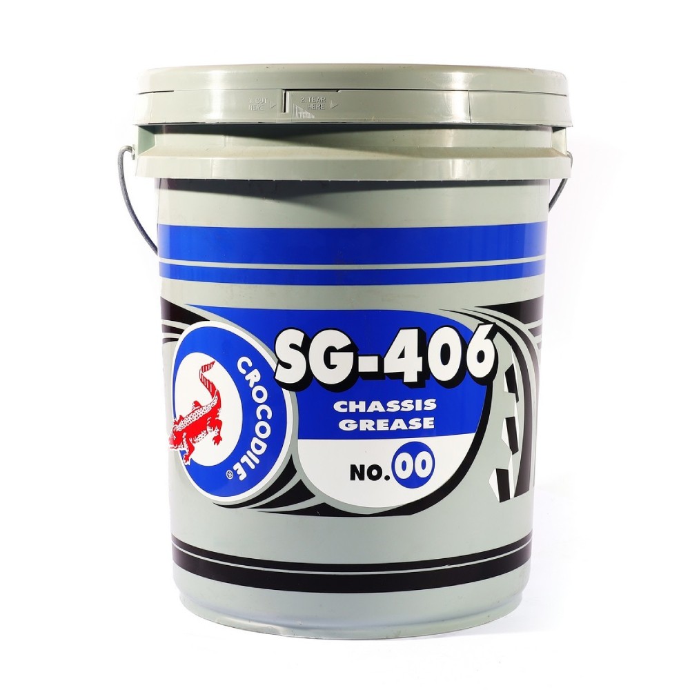 จาระบี CROCODILE SG 406 เบอร์ 0 ขนาด 20 KG สีเขียว
