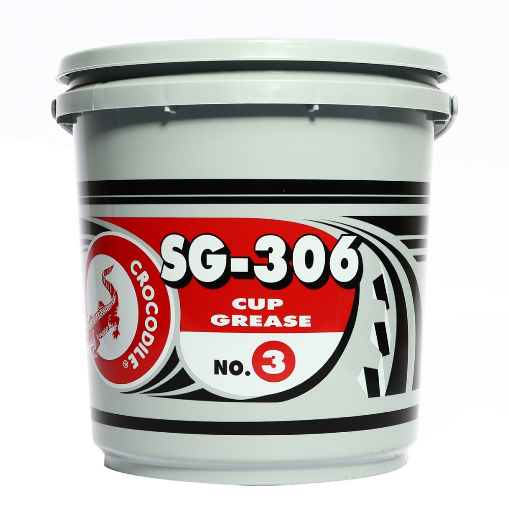 จาระบี CROCODILE SG 306 เบอร์ 3 ขนาด 5 KG สีแดง