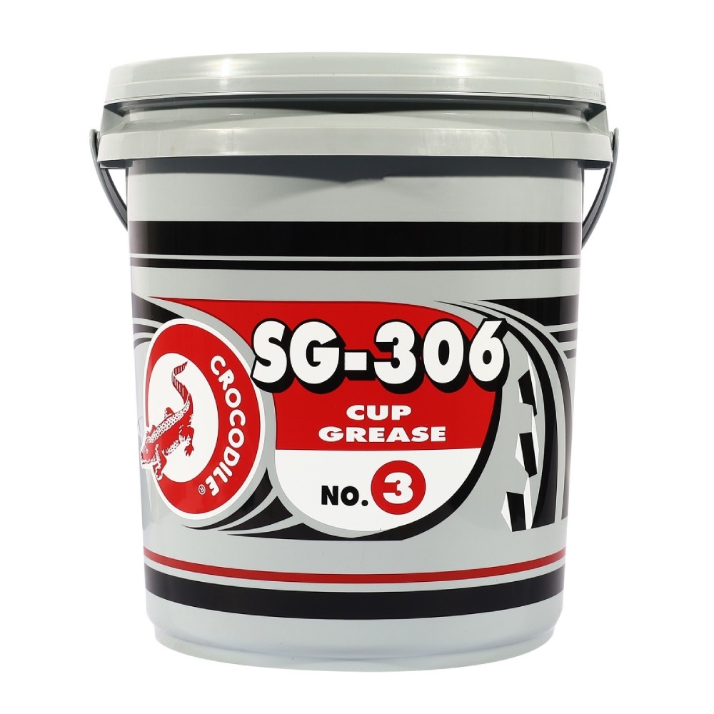 จาระบี CROCODILE SG 306 เบอร์ 3 ขนาด 10 KG สีแดง