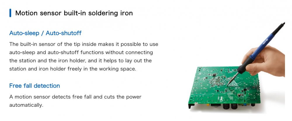 เครื่องควบคุมอุณหภูมิหัวแร้งบัดกรี HAKKO FN 1010 100W Soldering Station