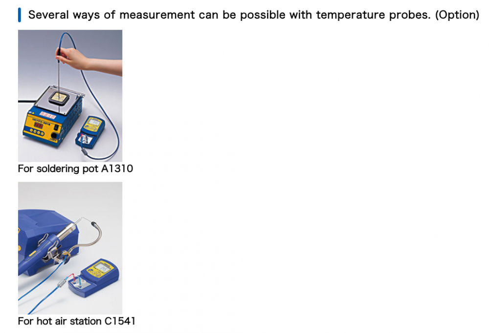 เครื่องวัดอุณหภูมิปลายหัวแร้ง HAKKO FG 100B Soldering Iron Thermometer