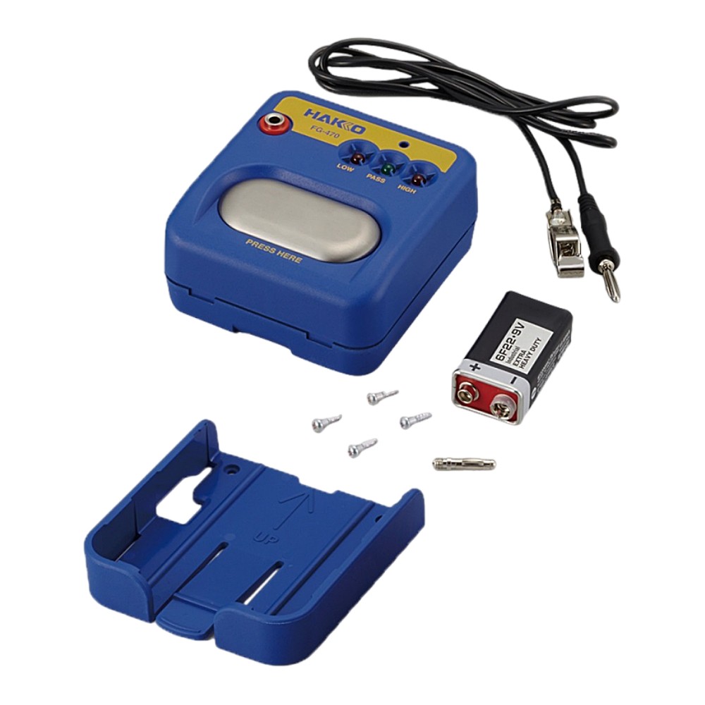 เครื่องทดสอบสายรัดข้อมือ วัดไฟฟ้าสถิต HAKKO FG470 09 System Tester