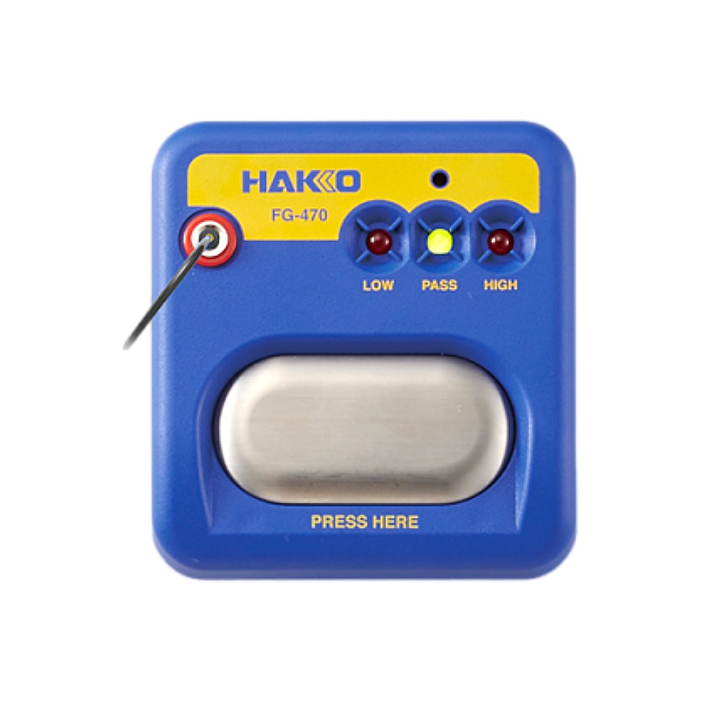 เครื่องทดสอบสายรัดข้อมือ วัดไฟฟ้าสถิต HAKKO FG470 09 System Tester