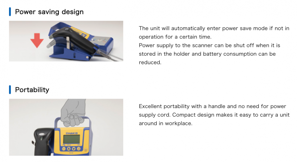 เครื่องวัดอุณหภูมิ HAKKO FG 102 Soldering Tester