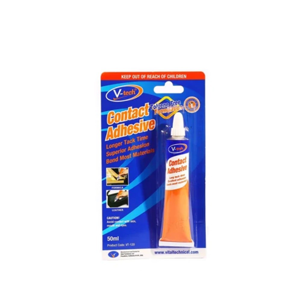 กาวติดวัสดุ รองเท้า V TECH V052 VT125 สีเหลือง ขนาด 20 มล 