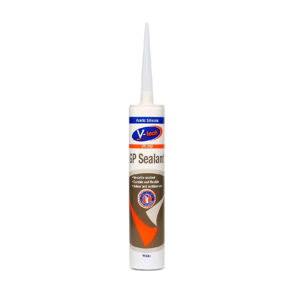 ซิลิโคนมีกรด V TECH V052 VT202W สีขาว ขนาด 240 มล 