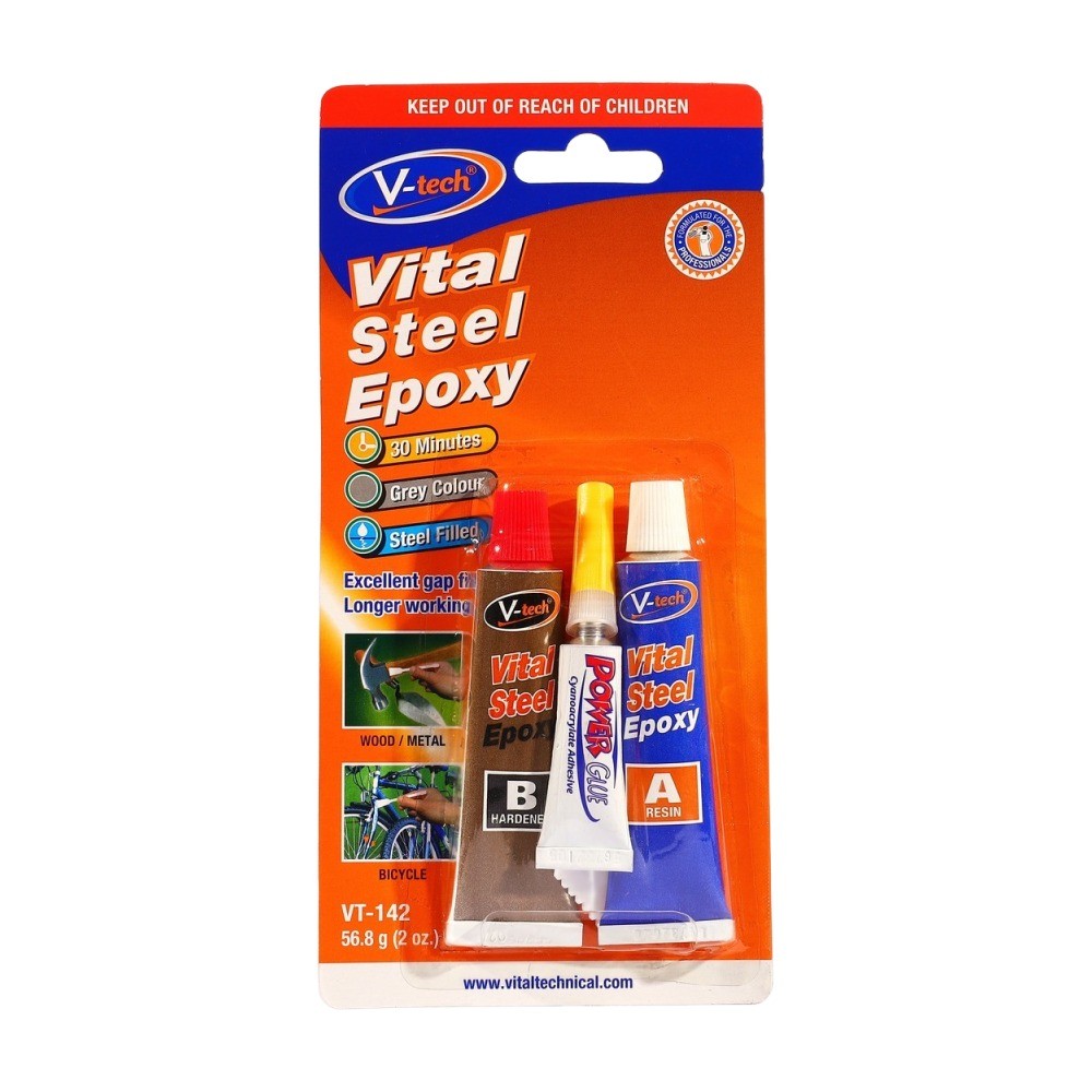 กาวอีพอกซ์ซี่ V TECH V052 VT142B สีเทา