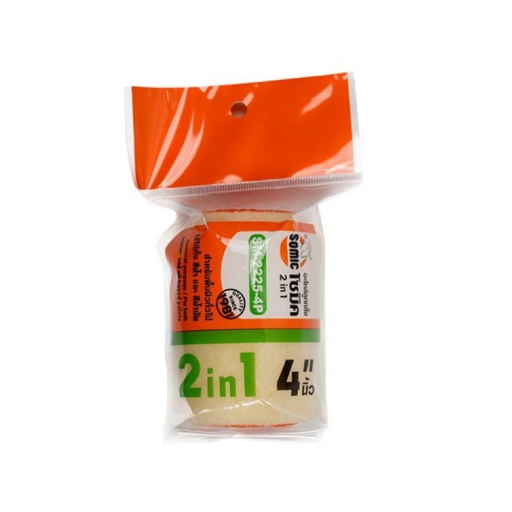 อะไหล่ลูกกลิ้งทาสี SOMIC SM 2225 4P 2IN1 ขนาด 4 นิ้ว