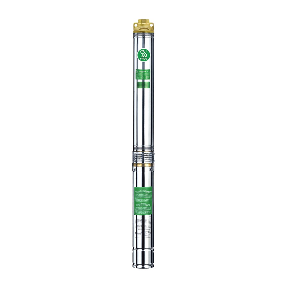 ปั๊มบาดาล FROG 4SD10 13 ลงบ่อ 4 นิ้ว ใบพัด 10 13   3 HP แรงดันไฟ 380V 