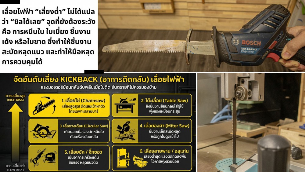 รู้จัก Kickback ก่อนเลือก เลื่อยไฟฟ้า จัดอันดับ ประเภทไหน เสี่ยงสุด รู้จัก Kickback ก่อนเลือก เลื่อยไฟฟ้า จัดอันดับ ประเภทไหน เสี่ยงสุด