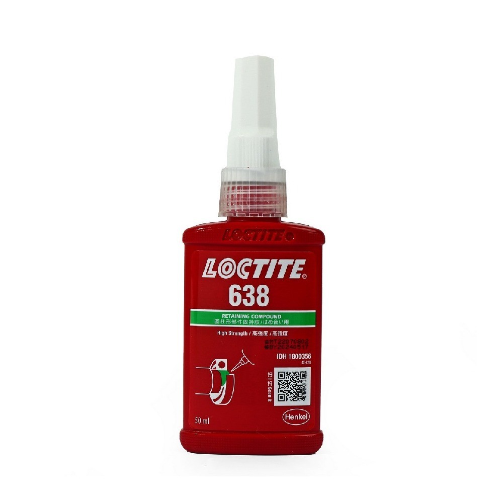 น้ำยาตรึงเพลา 638 แรงยึดติดสูง LOCTITE 121 0638 ขนาด 50 ml 