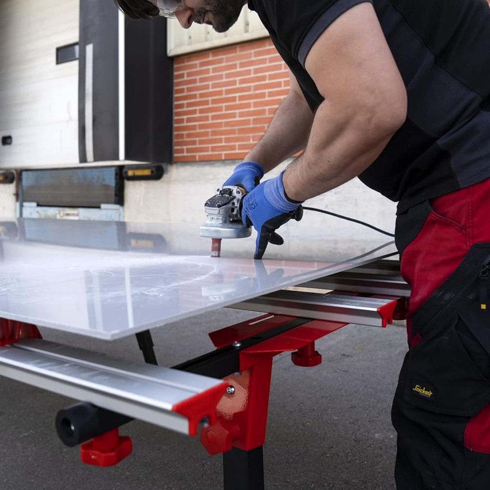 โต๊ะงานกระเบื้อง รุ่นพรีเมี่ยม RUBI 18984 SLAB TABLE VERSA TILE รองรับกระเบื้องขนาดใหญ่
