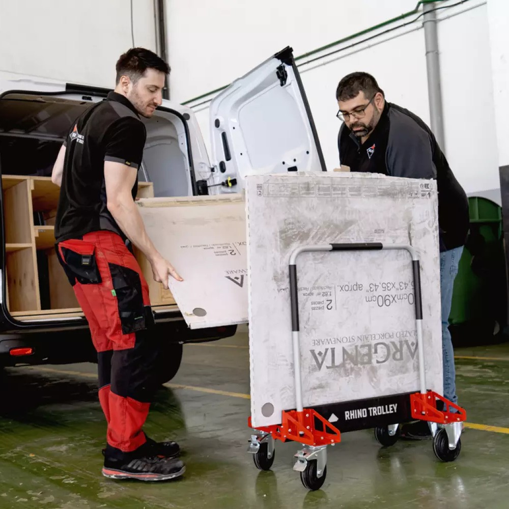 รถเข็นขนกระเบื้อง RUBI 28912 RHINO TROLLEY รองรับน้ำหนักสูงสุด 250 กก 