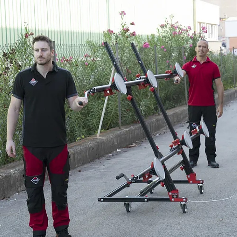 รถเข็นขนกระเบื้อง RUBI 18934 SLAB TROLLEY สำหรับขนย้ายกระเบื้องแผ่นใหญ่ รองรับน้ำหนักสูงสุด 140 กก 