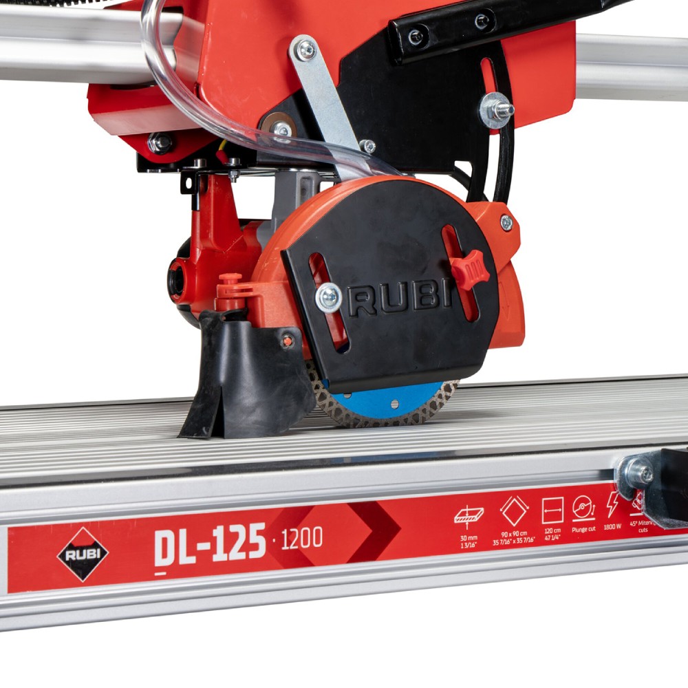 เครื่องตัดกระเบื้อง RUBI 56924 DL 125 ระบบน้ำแบบรางสไลด์  ความยาวตัด 1200 มม 