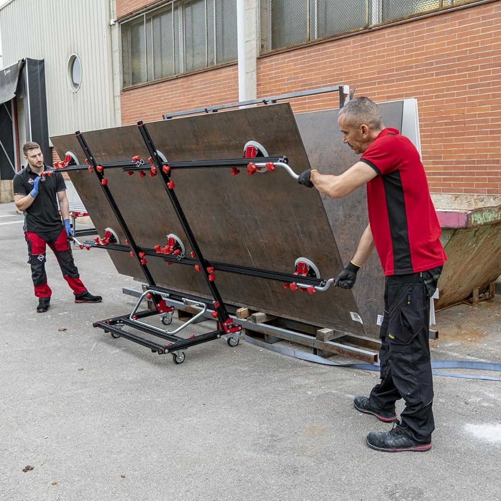 ชุดเครื่องมือยกกระเบื้อง รุ่นงานหนัก RUBI 18982 SLAB TRANS HEAVY DUTY N รองรับน้ำหนักสูงสุด 170 กก 