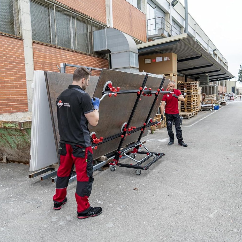 ชุดเครื่องมือยกกระเบื้อง รุ่นงานหนัก RUBI 18982 SLAB TRANS HEAVY DUTY N รองรับน้ำหนักสูงสุด 170 กก 