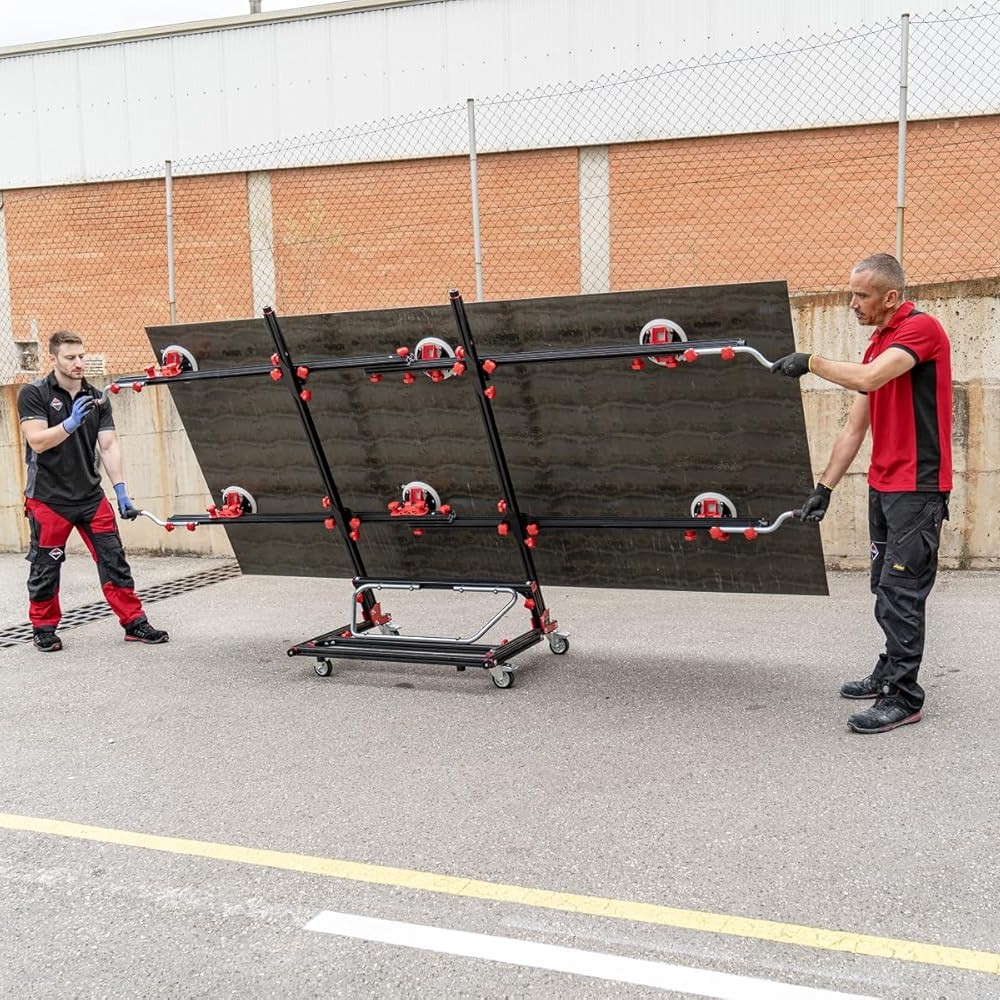 ชุดเครื่องมือยกกระเบื้อง รุ่นงานหนัก RUBI 18982 SLAB TRANS HEAVY DUTY N รองรับน้ำหนักสูงสุด 170 กก 