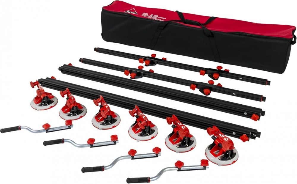 ชุดเครื่องมือยกกระเบื้อง รุ่นงานหนัก RUBI 18982 SLAB TRANS HEAVY DUTY N รองรับน้ำหนักสูงสุด 170 กก 