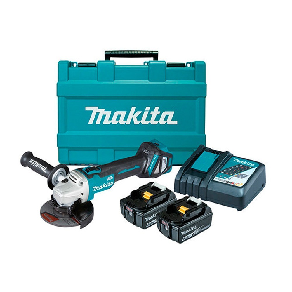 เครื่องเจียร์ไร้สาย ขนาด 5 นิ้ว MAKITA DGA511RFE 18V 