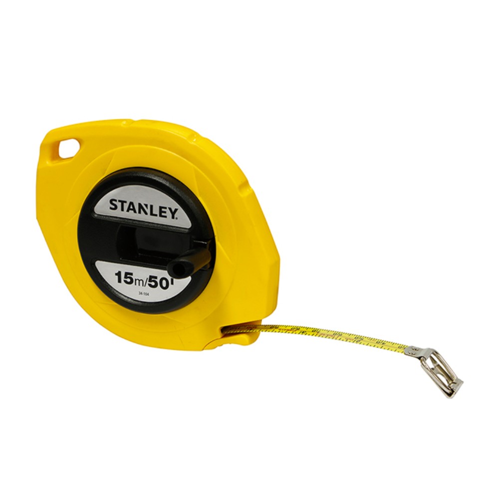 เทปวัดสายเหล็ก STANLEY 34 104N 20 159 ความยาว 15 เมตร  50 ฟุต 