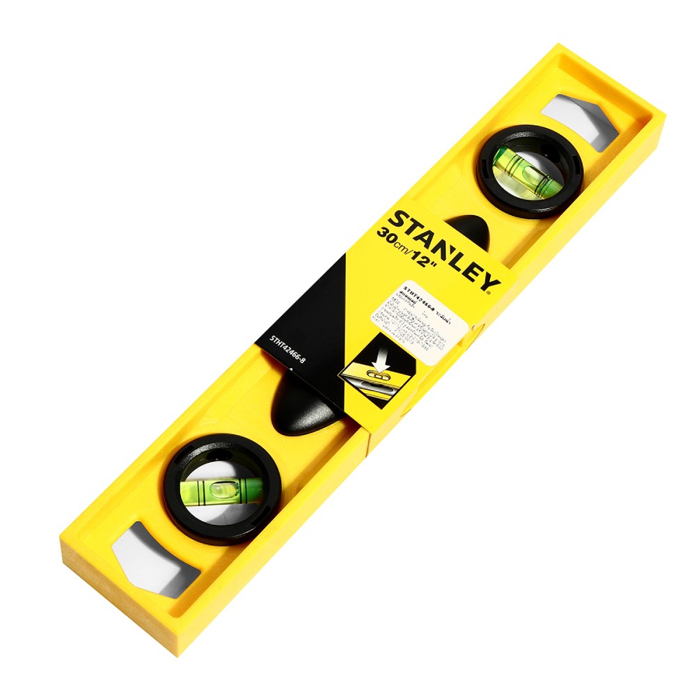ระดับน้ำ STANLEY STHT42466 8 พลาสติก 3 ลูกน้ำ ขนาด 12 นิ้ว