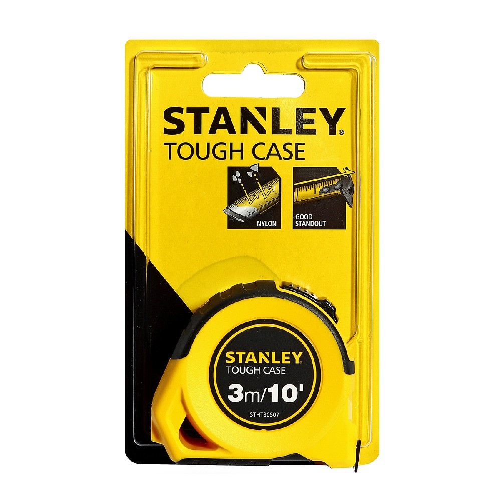 ตลับเมตร TOUGH CASE หุ้มยาง STANLEY รุ่น STHT30507 ขนาด 3 ม 