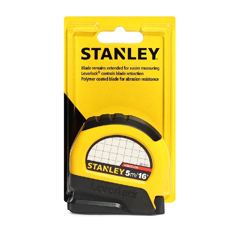 ตลับเมตร LEVERLOCK STANLEY รุ่น 5 30 815 ขนาด 5 ม 