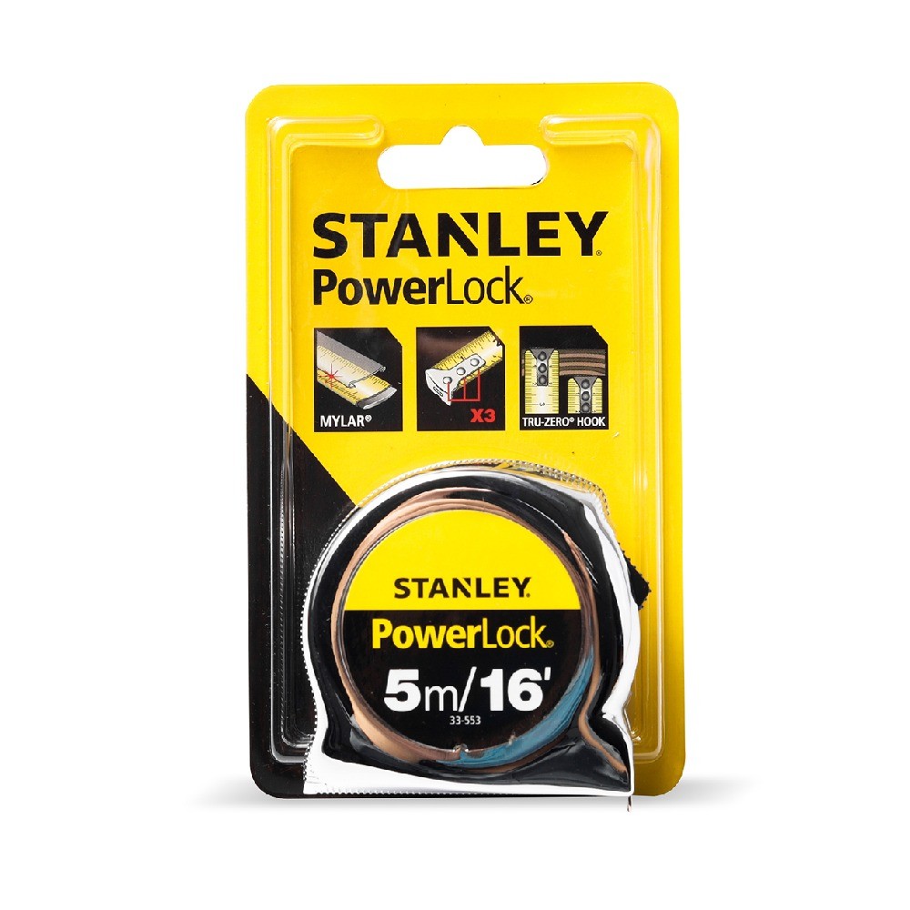 ตลับเมตร MICRO POWERLOCK STANLEY รุ่น 33 553 ขนาด 5 ม 