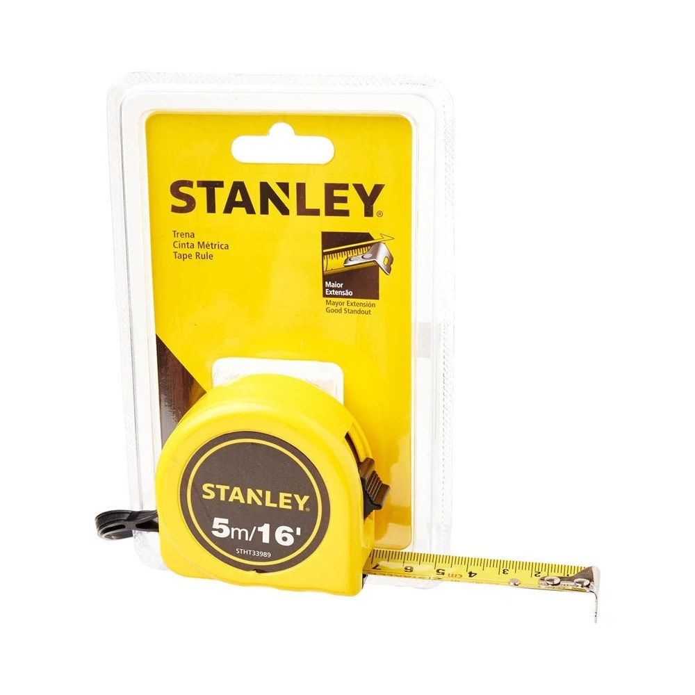 ตลับเมตร เบสิคเทป STANLEY รุ่น STHT33989 ขนาด 5 ม 