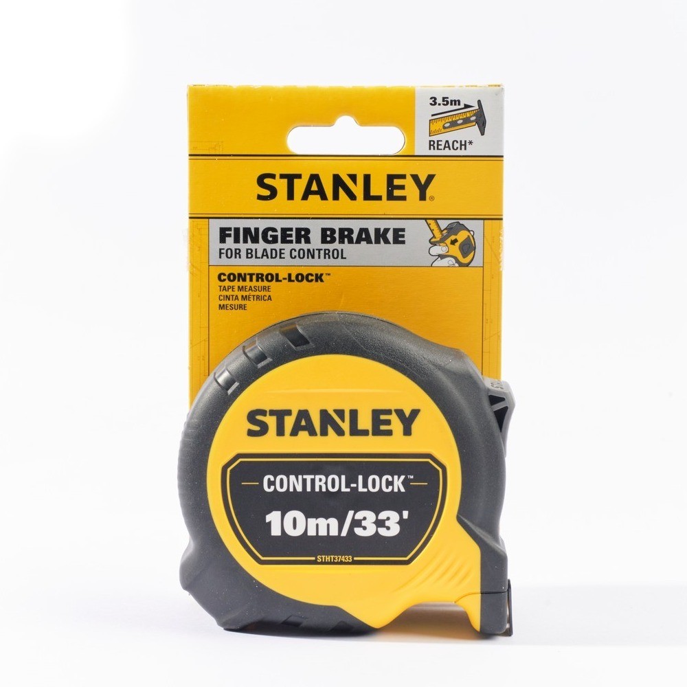 ตลับเมตร CONTROLLOCK แม่เหล็ก STANLEY รุ่น STHT37433 ขนาด 10 ม 