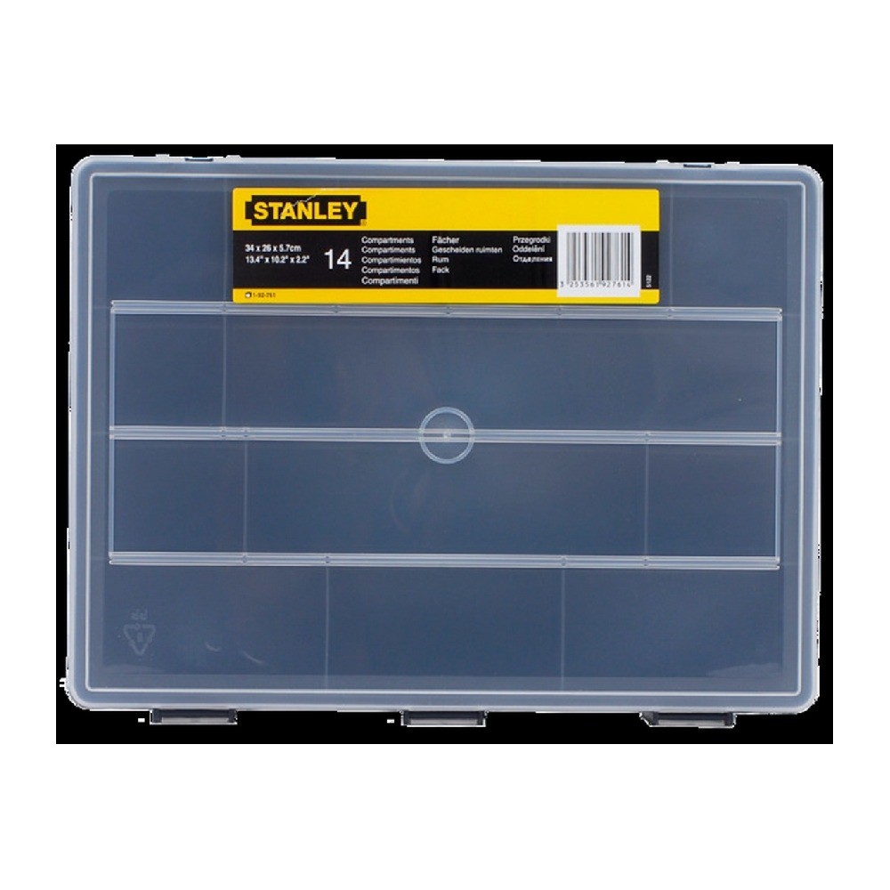 กล่อง ORGANIZER 18 ช่อง STANLEY ขนาด 13 นิ้ว