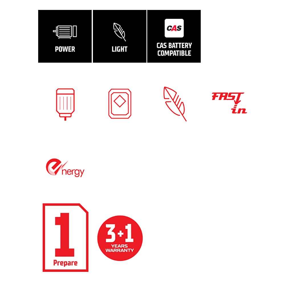 เครื่องปั่นผสมปูนไร้สาย RUBI RUBIMIX E 10 ENERGY CAS Electric Mixer  27913 