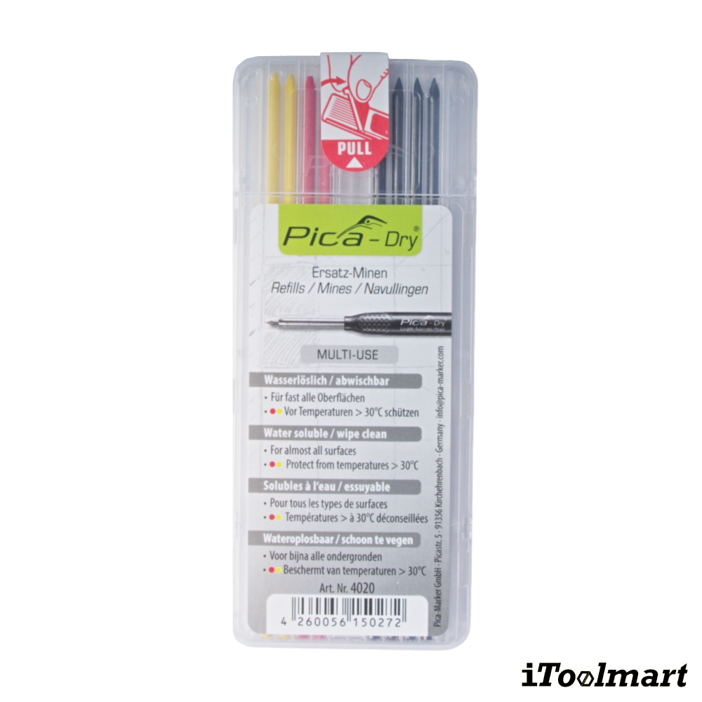 ชุดดินสอช่าง ITOOLMART COMBO Master Marking Set  PICA x STABILA พร้อมกล่อง BOSCH L BOXX Mini   6 ชิ้น 
