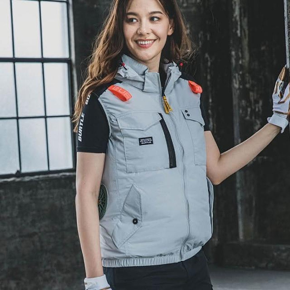 เสื้อพัดลมไร้สาย BURTLE AIRCRAFT AC1154K SIZE M Ash gray  ตัวเปล่า 