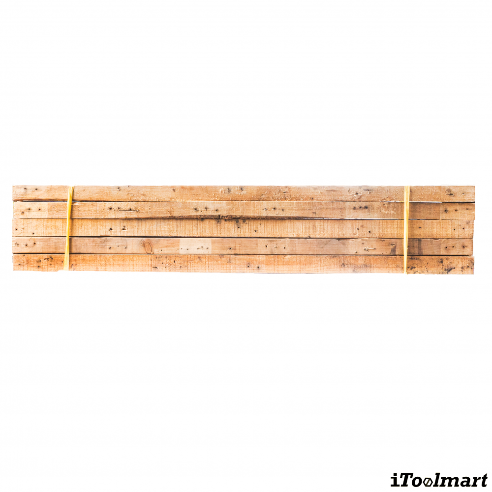 ไม้สนพาเลท BASIC INDUSTRIAL ขนาด 1 5 x 3 5 นิ้ว ยาว 100 ซม   จำนวน 5 ท่อน 