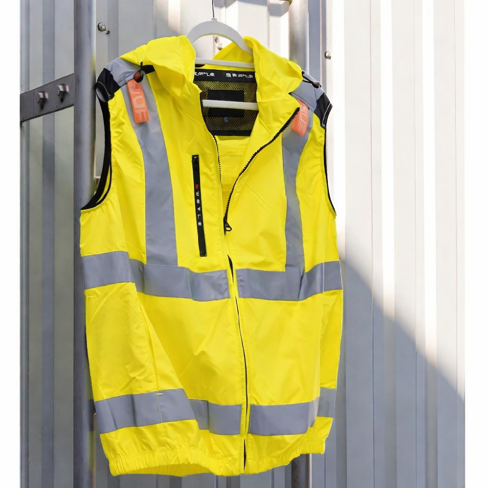 เสื้อพัดลมไร้สาย สะท้อนแสง BURTLE AIRCRAFT KIT002 SIZE M Yellow  ตัวเปล่า 