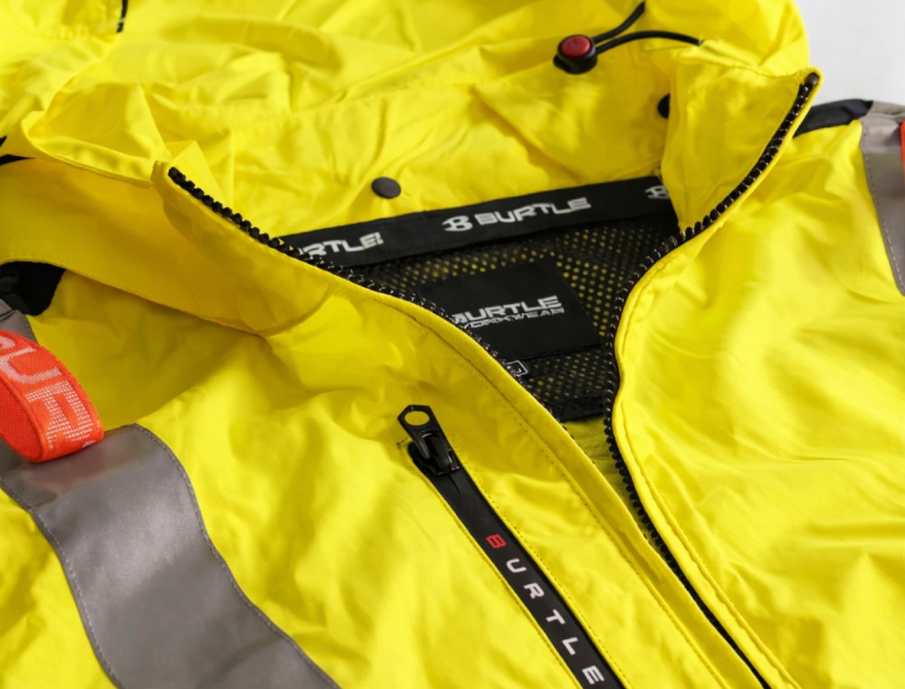 เสื้อพัดลมไร้สาย สะท้อนแสง BURTLE AIRCRAFT KIT002 SIZE M Yellow  ตัวเปล่า 