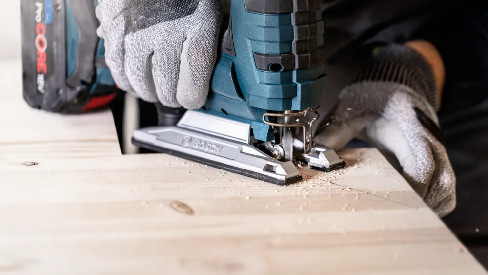 ชุดใบเลื่อยจิ๊กซอว์ BOSCH EXPERT Wood 2 side clean T308B ความยาว 117 มม   5 ชิ้น  สำหรับตัดไม้