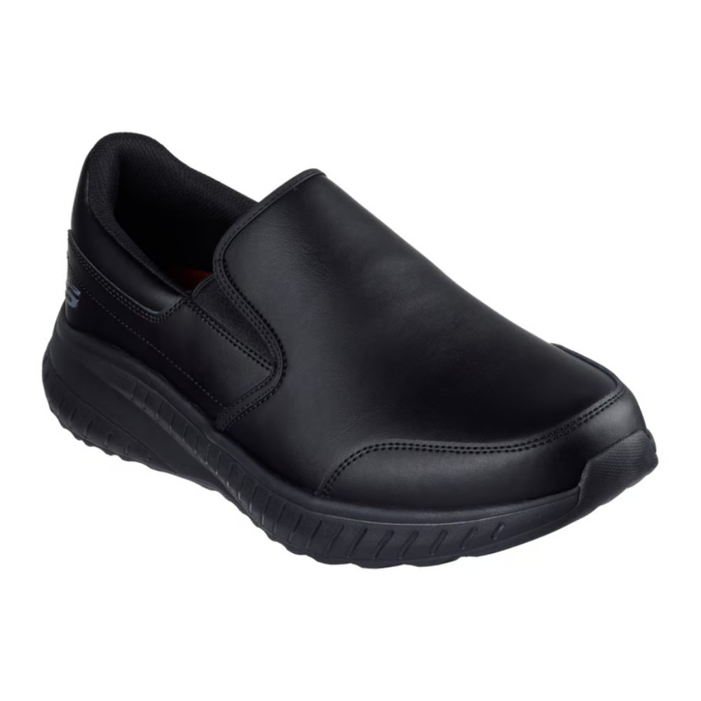 รองเท้าเซฟตี้ Skechers 200292 Work Slip Resistant Relaxed Fit สีดำ พื้นกันลื่น ระบายอากาศดี ป้องกันอันตรายจากไฟฟ้า