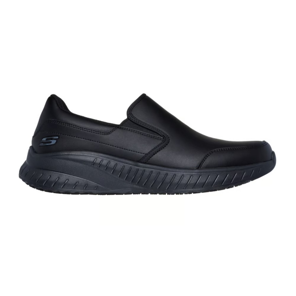รองเท้าเซฟตี้ Skechers 200292 Work Slip Resistant Relaxed Fit สีดำ พื้นกันลื่น ระบายอากาศดี ป้องกันอันตรายจากไฟฟ้า