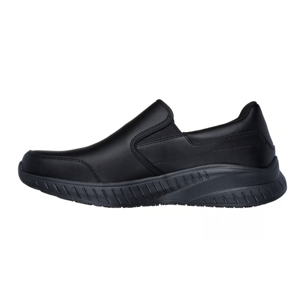 รองเท้าเซฟตี้ Skechers 200292 Work Slip Resistant Relaxed Fit สีดำ พื้นกันลื่น ระบายอากาศดี ป้องกันอันตรายจากไฟฟ้า