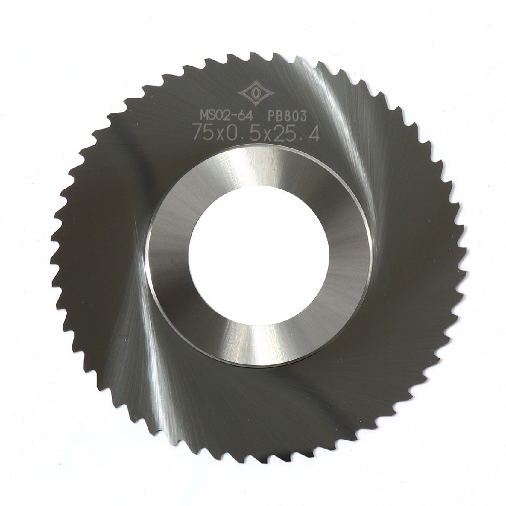 ใบเลื่อยตัดร่องโลหะ SMS METAL SLITTING SAWS OKAZAKI รุ่น SMS075X005 ขนาด 75 × 0 5 mm 