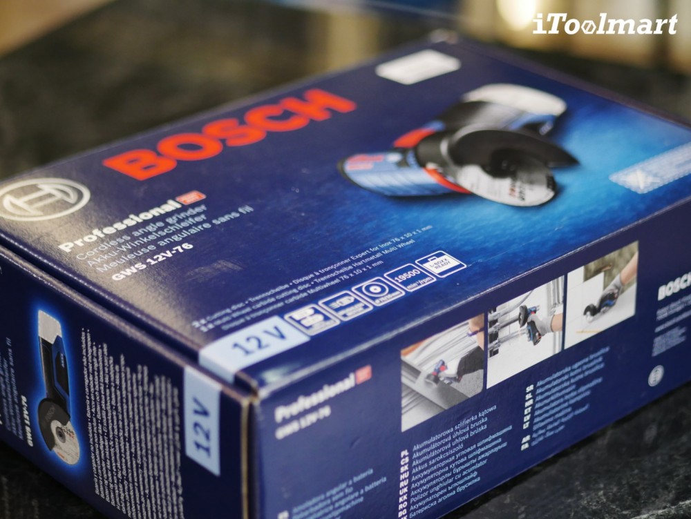 เครื่องตัด อเนกประสงค์ไร้สาย BOSCH รุ่น GWS 12V-76 12V. (ตัวเปล่า) 